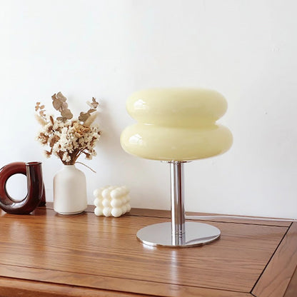 SOLVIA – Minimalist Glass Mini Table Lamp for Bedrooms & Living Spaces