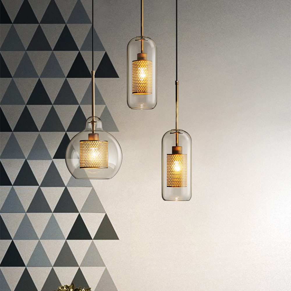 Shadowed Elegance Globe Pendant - A Chic Smoked Glass Lighting Fixture