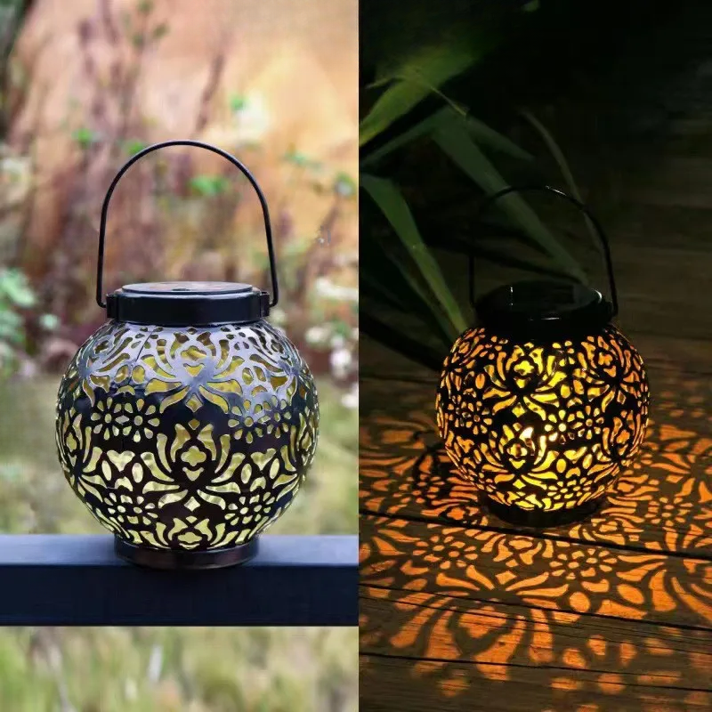 CelestiLume – Artistic Solar Lantern for Outdoor Elegance