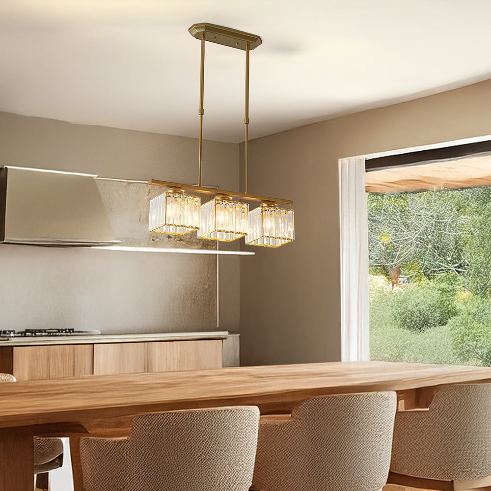 SOLARA - Modern Nordic Glass Pendant Light for Kitchen & Dining