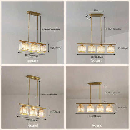 SOLARA - Modern Nordic Glass Pendant Light for Kitchen & Dining