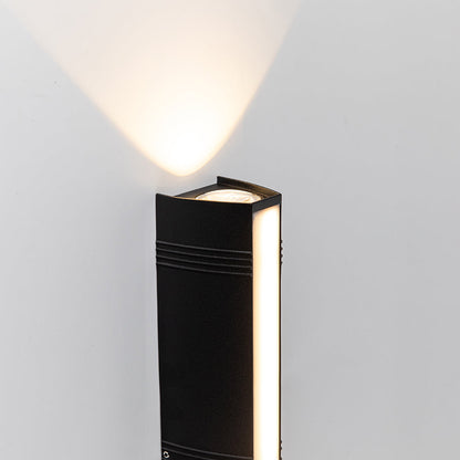 Ultra Radiant Extended Tube LED Exterior Wall Fixture - Perfect for Illuminating Outdoor Spaces