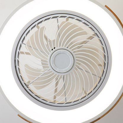 BREEZELUX – Modern Wooden Ceiling Fan with LED Light