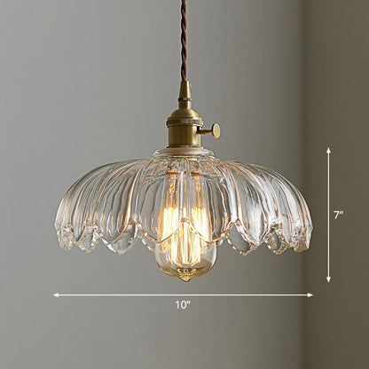 Blossom Glow Ceramic Pendant Lamp - Elegant Floral-Inspired Lighting Fixture