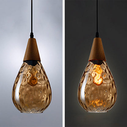 Elegant Droplet Glass Pendant Lamp - A Modern Touch for Your Home Décor
