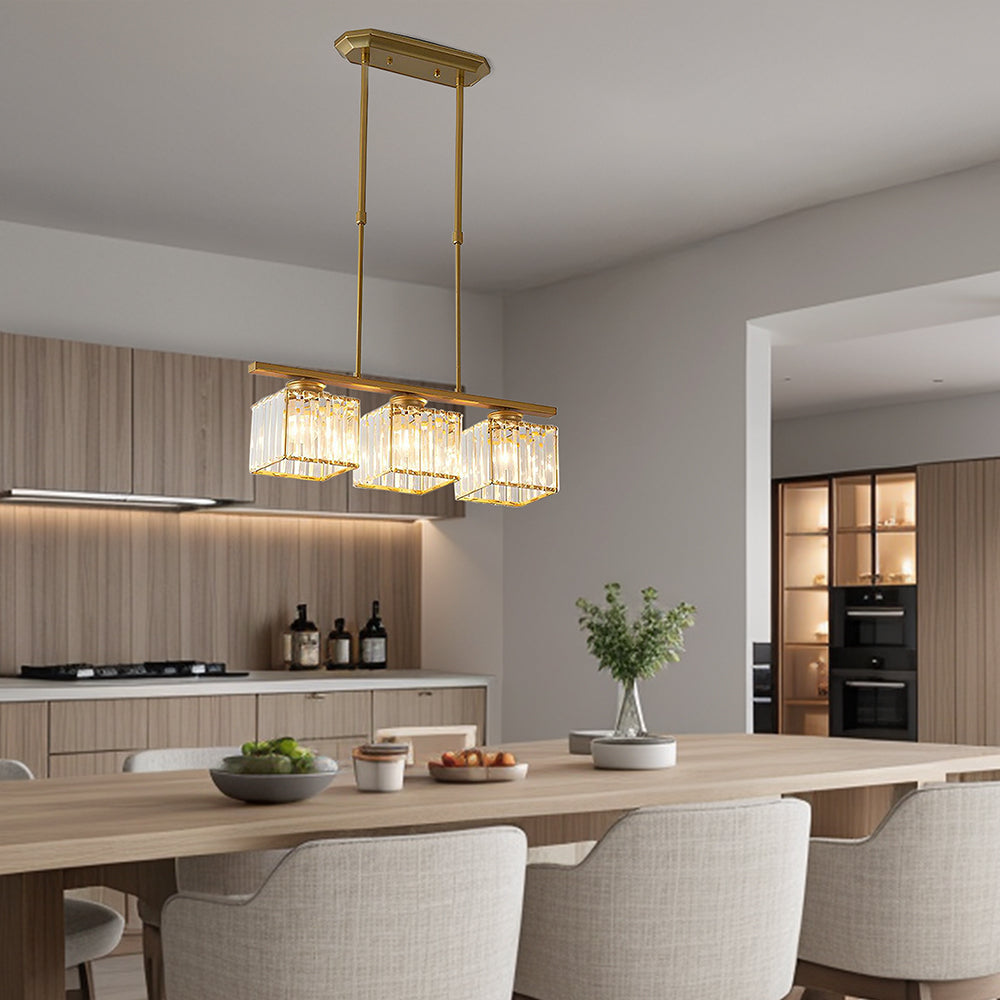 SOLARA - Modern Nordic Glass Pendant Light for Kitchen & Dining