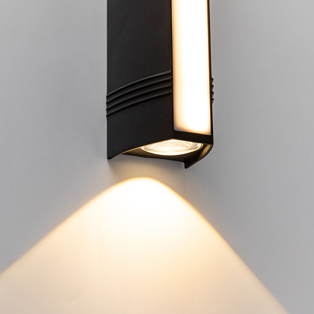 Ultra Radiant Extended Tube LED Exterior Wall Fixture - Perfect for Illuminating Outdoor Spaces