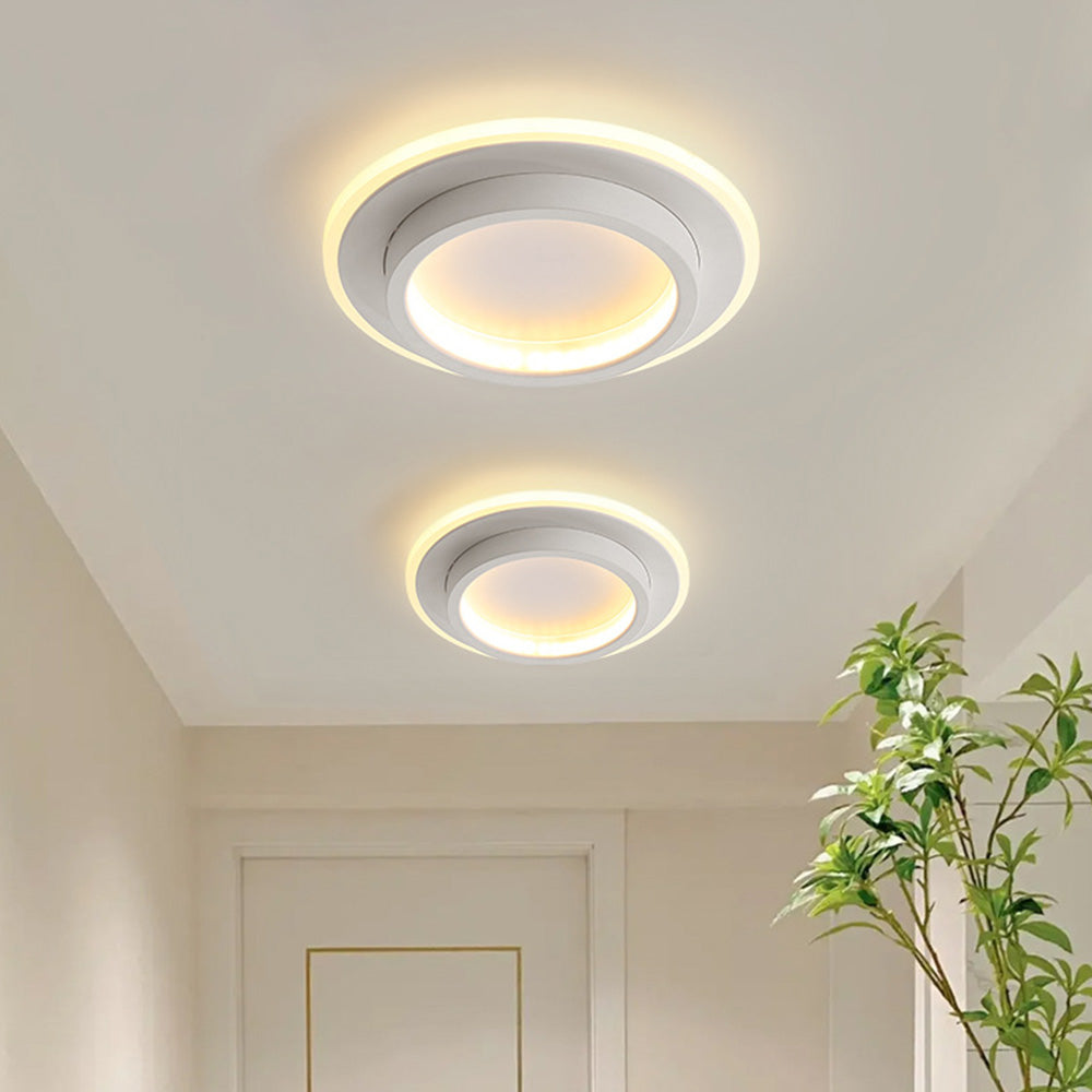 NOVAIR - Modern Round LED Ceiling Light for Hallways & Living Spaces