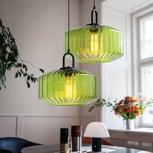 Elegant Glass Shade Kitchen Pendant Lamp - A Stylish Lighting Solution for Modern Spaces