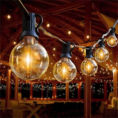 Variant image for Waterproof Outdoor String Lights – Connectable LED Patio Lights with Shatterproof Bulbs for Parties and Garden Decor-4