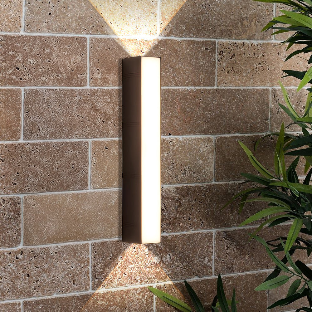 Ultra Radiant Extended Tube LED Exterior Wall Fixture - Perfect for Illuminating Outdoor Spaces