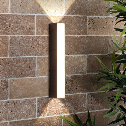 Ultra Radiant Extended Tube LED Exterior Wall Fixture - Perfect for Illuminating Outdoor Spaces