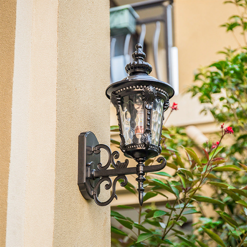 VETRO - Vintage Glass Outdoor Wall Light for Gardens & Entrances