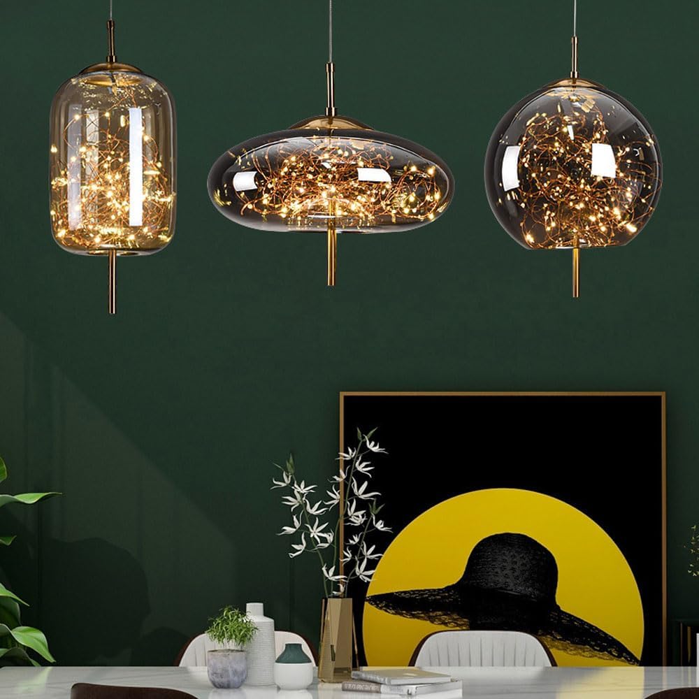 Nordic Chic LED Hanging Lamp - Illuminate Your Space with Timeless Style