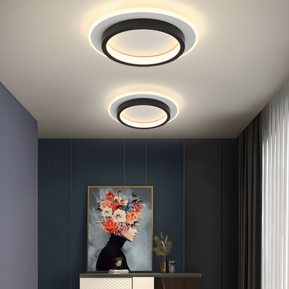NOVAIR - Modern Round LED Ceiling Light for Hallways & Living Spaces