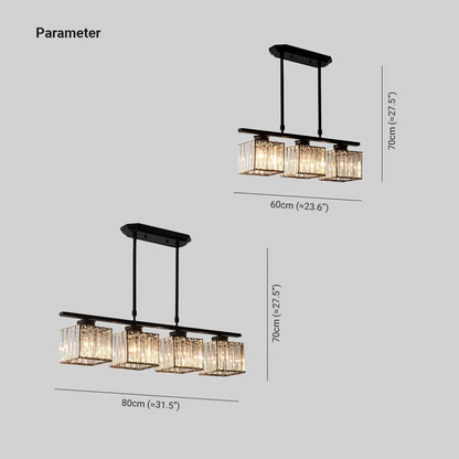 SOLARA - Modern Nordic Glass Pendant Light for Kitchen & Dining