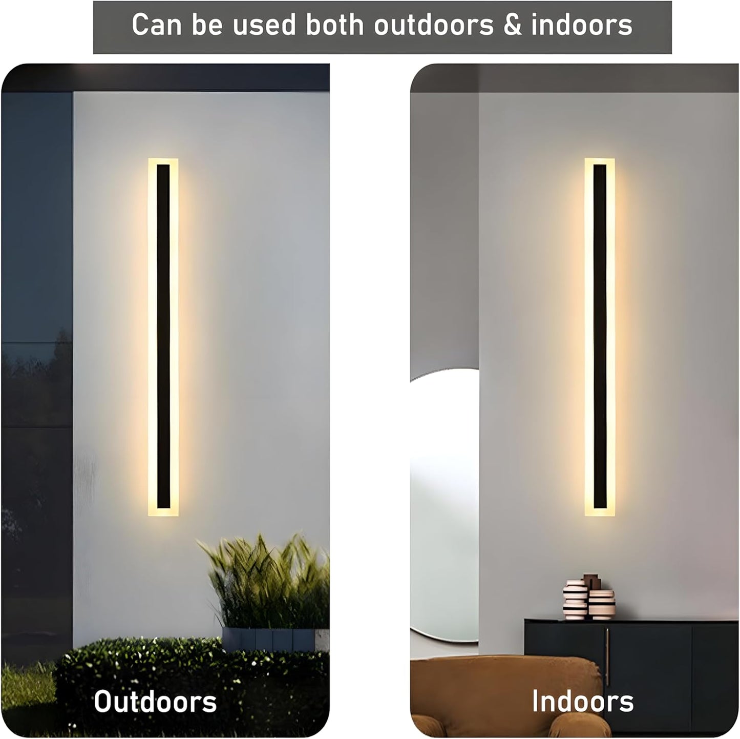 KALVO – Black Outdoor LED Wall Light for Modern Gardens & Patios