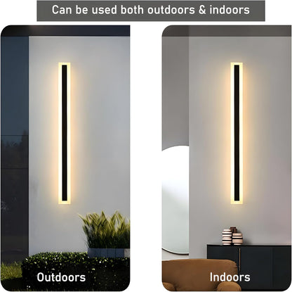 KALVO – Black Outdoor LED Wall Light for Modern Gardens & Patios