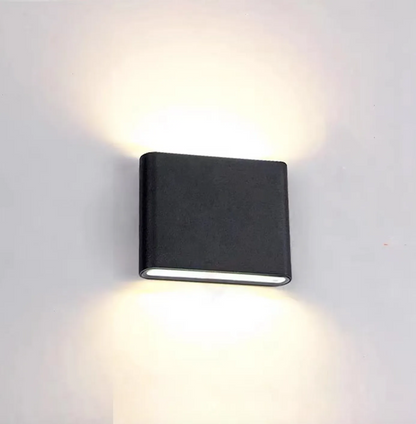 Contemporary Weatherproof LED Wall Sconce - Stylish Dual-Directed Illumination for Outdoor Spaces