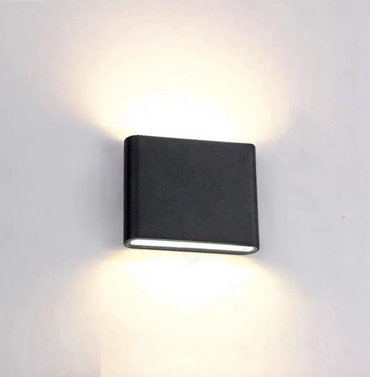 Contemporary Weatherproof LED Wall Sconce - Stylish Dual-Directed Illumination for Outdoor Spaces