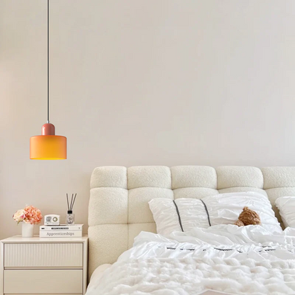 Bauhaus Style Glass Pendant Light for Kitchen Island – Adjustable Height Minimalist Design
