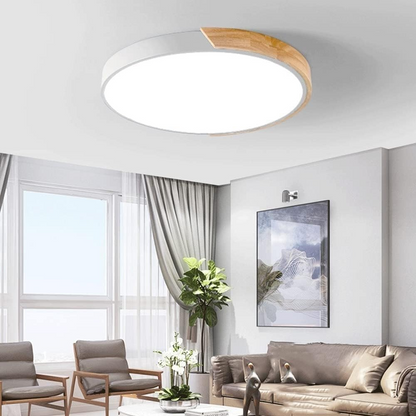 Colorful LED Ceiling Light Fixture – Modern Round Design for Hallway, Dining Room, and Living Room
