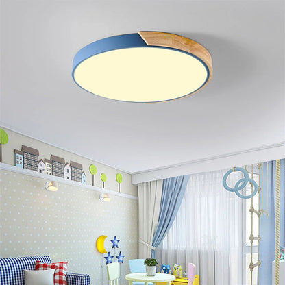 Colorful LED Ceiling Light Fixture – Modern Round Design for Hallway, Dining Room, and Living Room