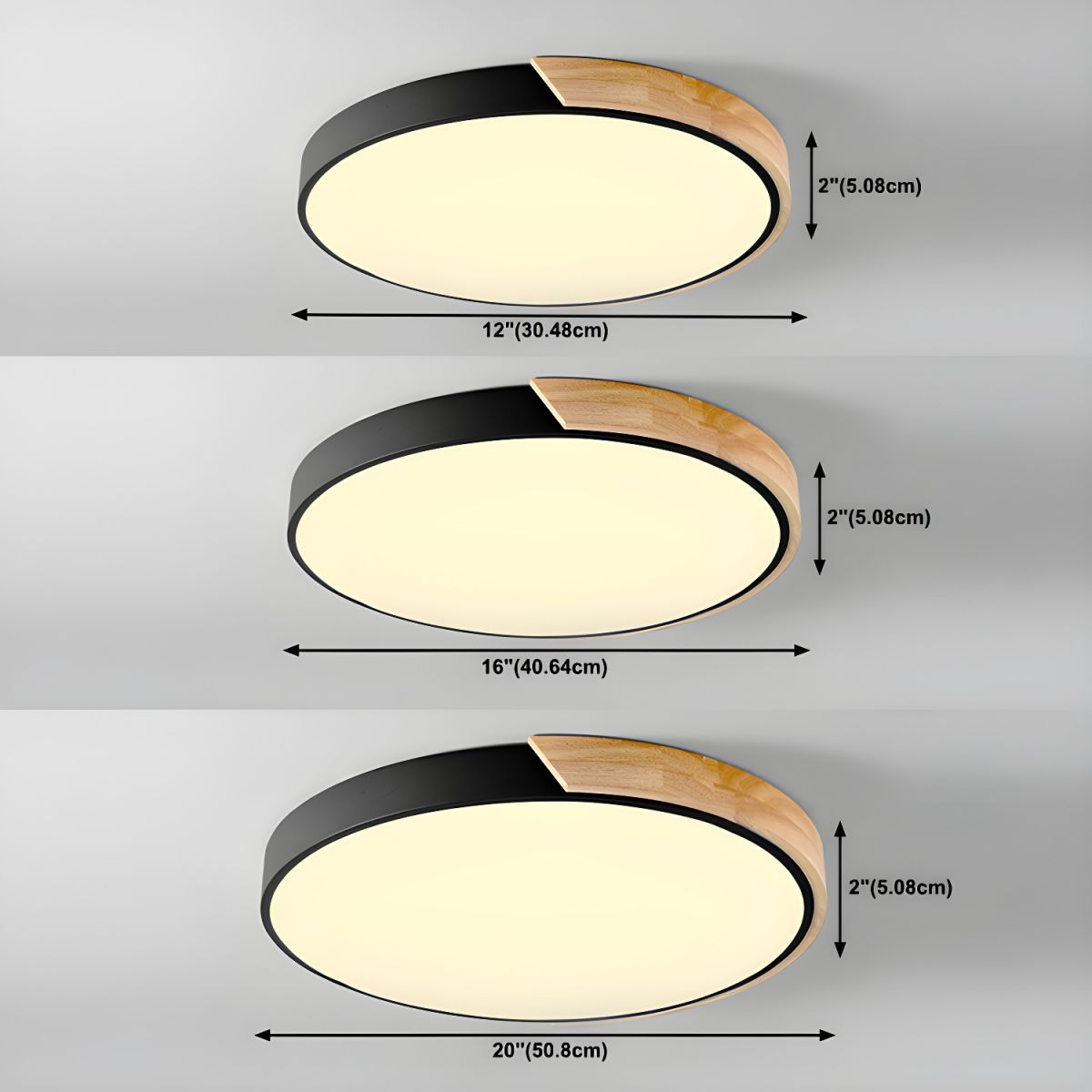 Colorful LED Ceiling Light Fixture – Modern Round Design for Hallway, Dining Room, and Living Room