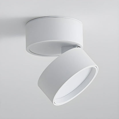 Compact Adjustable Ceiling Spotlight – Energy-Efficient LED Living Room Spotlights in Sleek Aluminum Finish