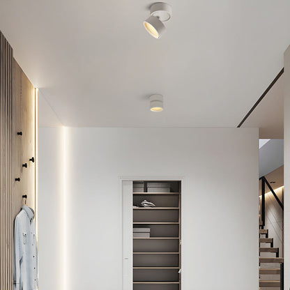 Compact Adjustable Ceiling Spotlight – Energy-Efficient LED Living Room Spotlights in Sleek Aluminum Finish