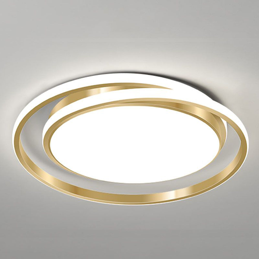 Duo Ring LED Ceiling Light Fixture – Elegant Flush Mount Ceiling Light for Inviting Ambient Lighting in Any Room