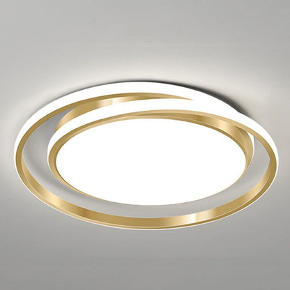 Duo Ring LED Ceiling Light Fixture – Elegant Flush Mount Ceiling Light for Inviting Ambient Lighting in Any Room