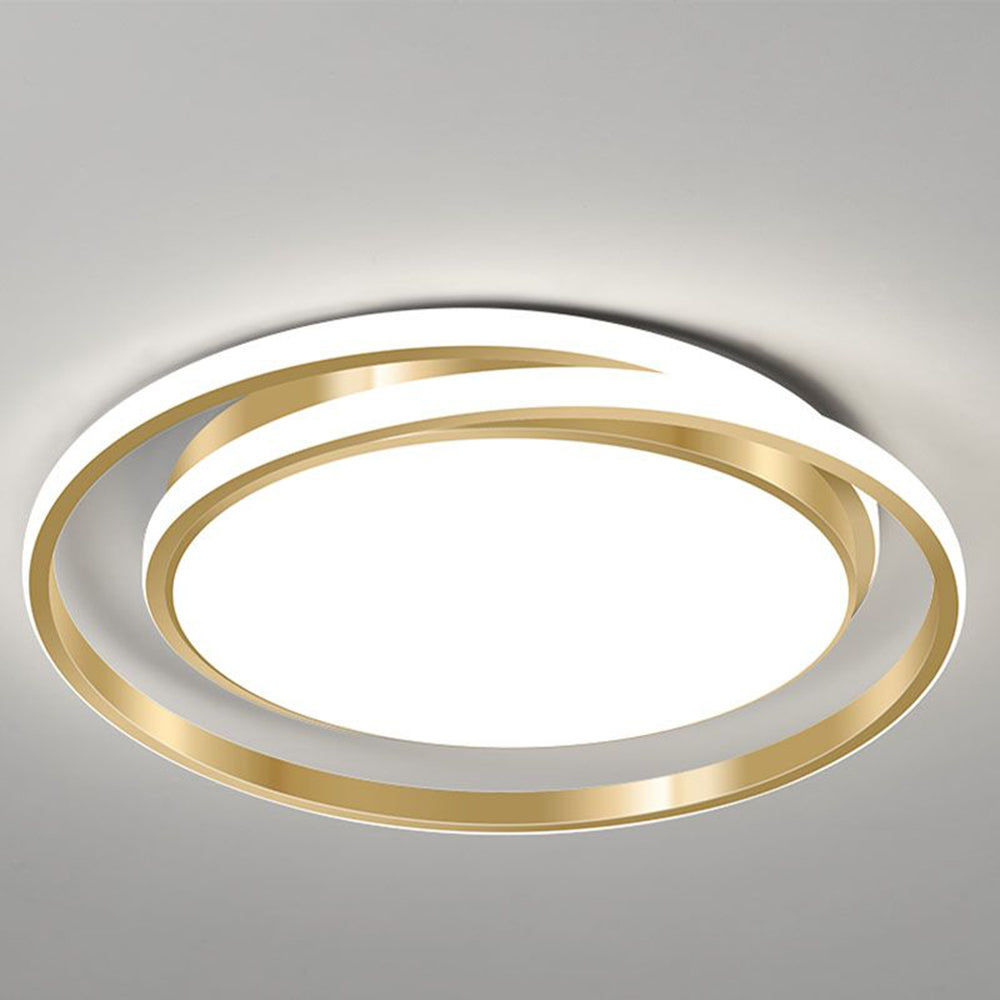 Duo Ring LED Ceiling Light Fixture – Elegant Flush Mount Ceiling Light for Inviting Ambient Lighting in Any Room