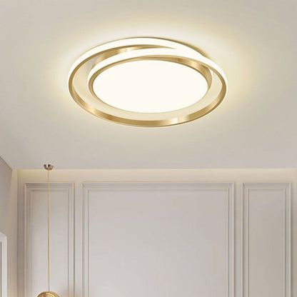 Duo Ring LED Ceiling Light Fixture – Elegant Flush Mount Ceiling Light for Inviting Ambient Lighting in Any Room