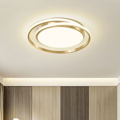 Duo Ring LED Ceiling Light Fixture – Elegant Flush Mount Ceiling Light for Inviting Ambient Lighting in Any Room