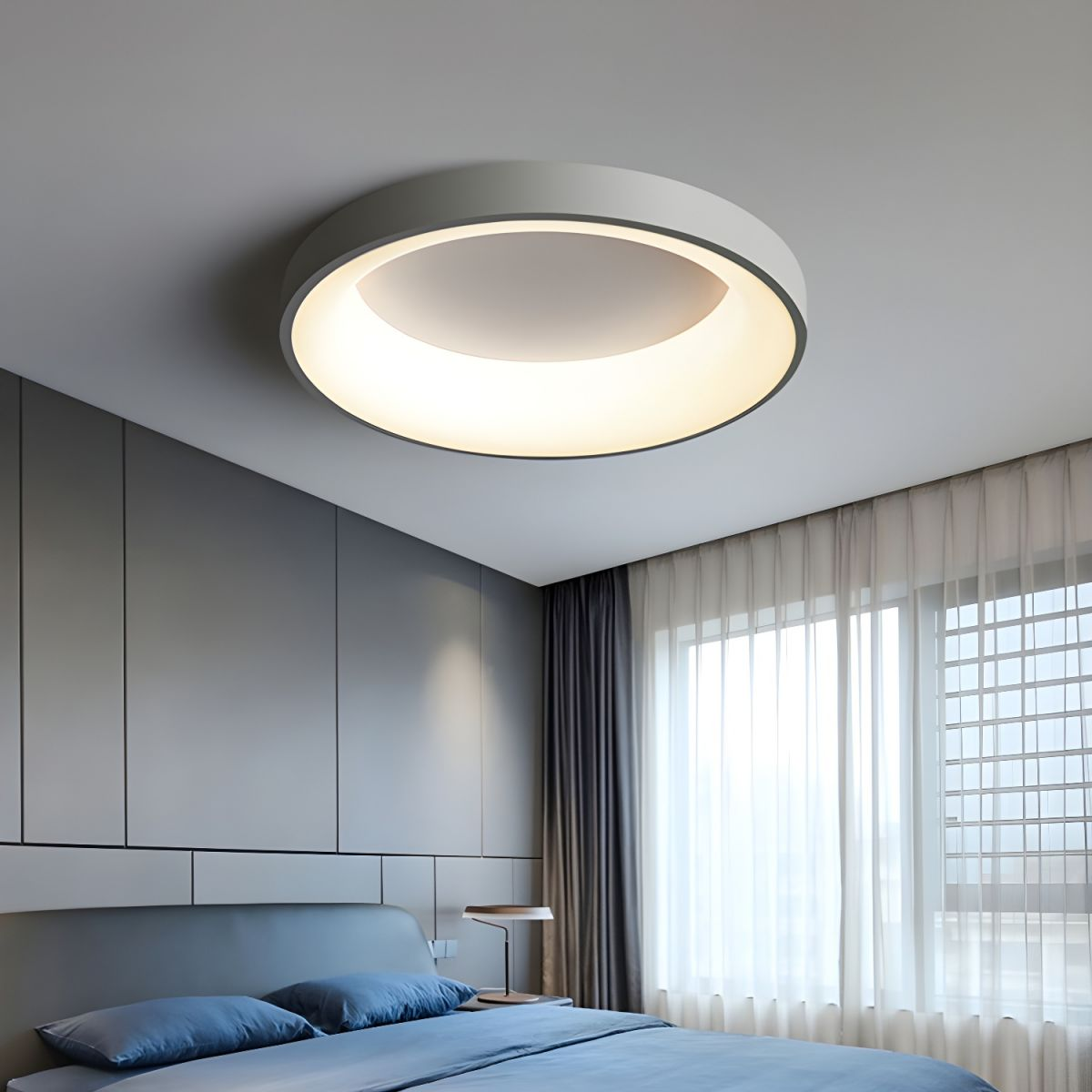 Vibrant Spectrum LED Ceiling Fixtures - Modern Illumination with a Touch of Color