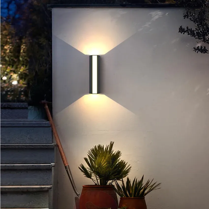 Ultra Radiant Extended Tube LED Exterior Wall Fixture - Perfect for Illuminating Outdoor Spaces
