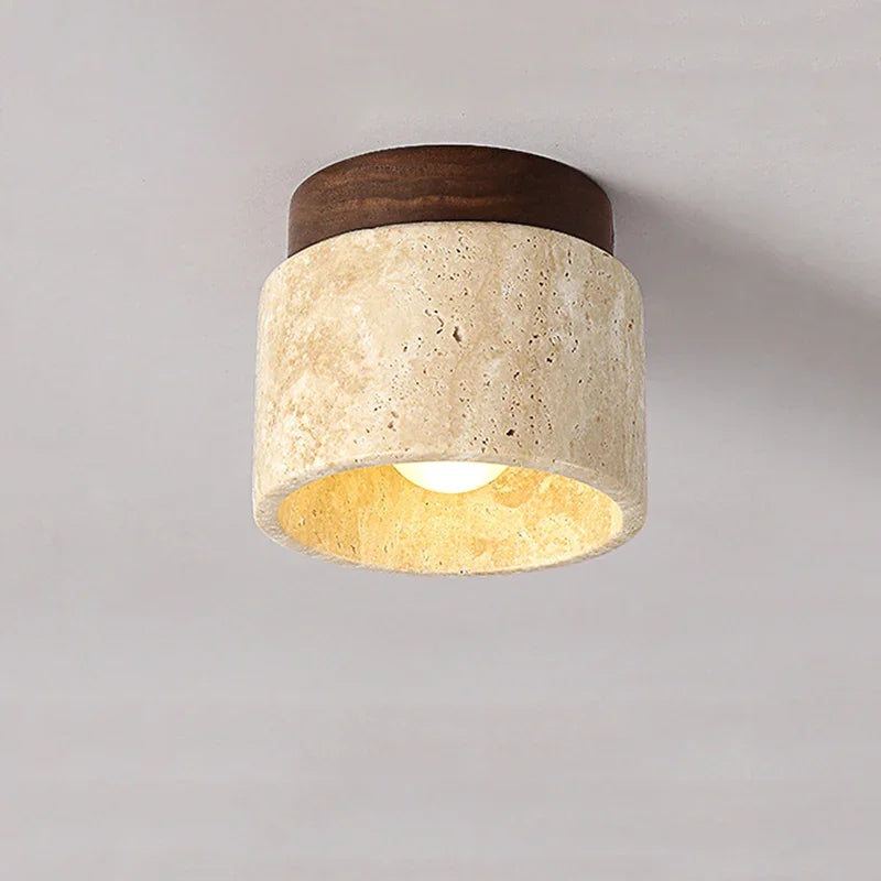 Elegant Japanese Minimalist Cream Ceiling Lamp - LED Flush Mount Ceiling Light Fixture for Modern Spaces