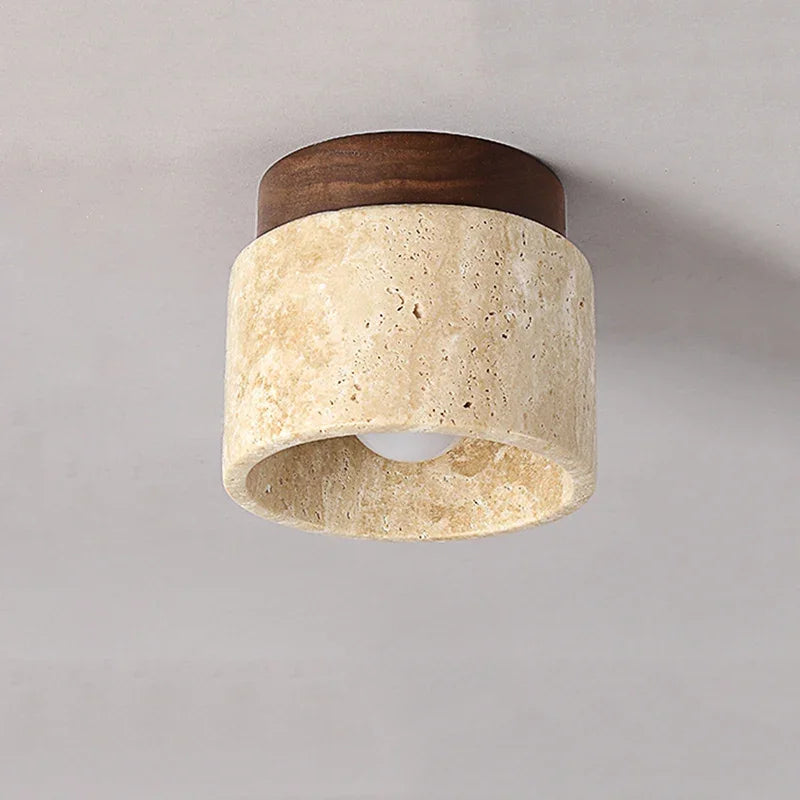 Elegant Japanese Minimalist Cream Ceiling Lamp - LED Flush Mount Ceiling Light Fixture for Modern Spaces