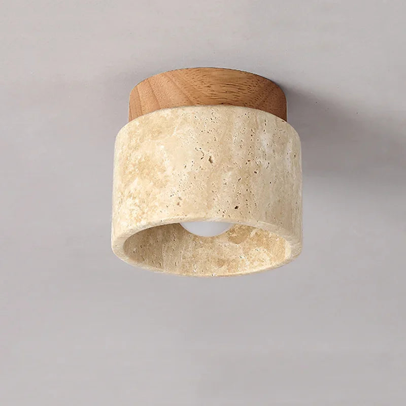 Elegant Japanese Minimalist Cream Ceiling Lamp - LED Flush Mount Ceiling Light Fixture for Modern Spaces