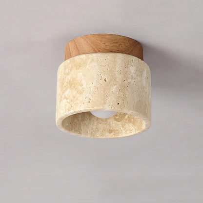 Elegant Japanese Minimalist Cream Ceiling Lamp - LED Flush Mount Ceiling Light Fixture for Modern Spaces