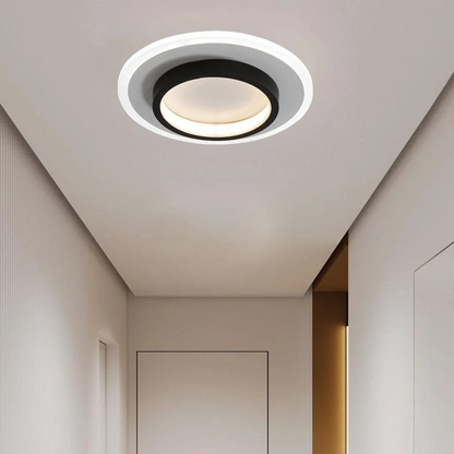 NOVAIR - Modern Round LED Ceiling Light for Hallways & Living Spaces