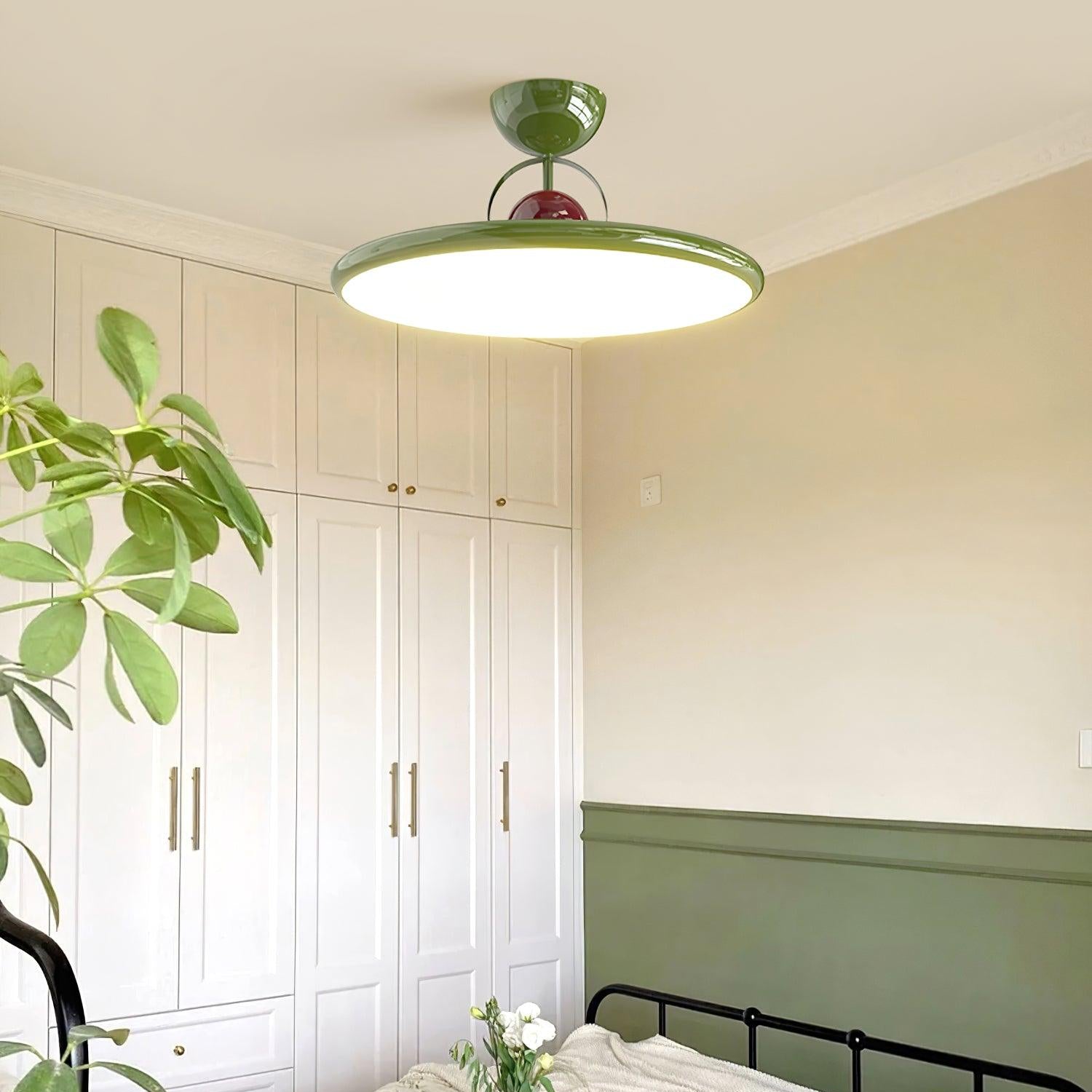 Flush Mount Ceiling Light Fixture with Integrated LED – Nature-Inspire ...