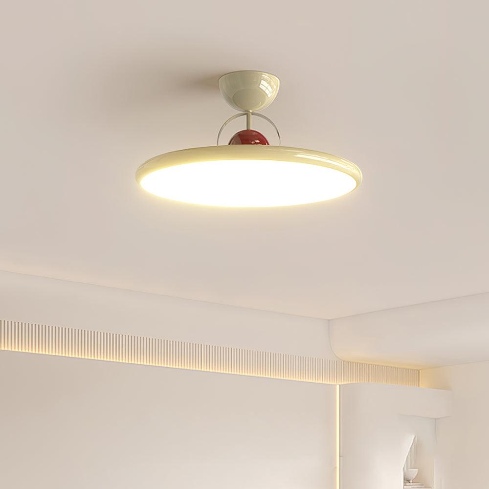 Flush Mount Ceiling Light Fixture with Integrated LED – Nature-Inspired Design for Modern Interiors