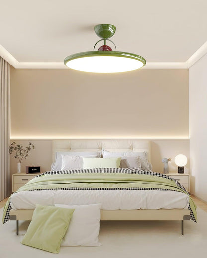 Flush Mount Ceiling Light Fixture with Integrated LED – Nature-Inspired Design for Modern Interiors