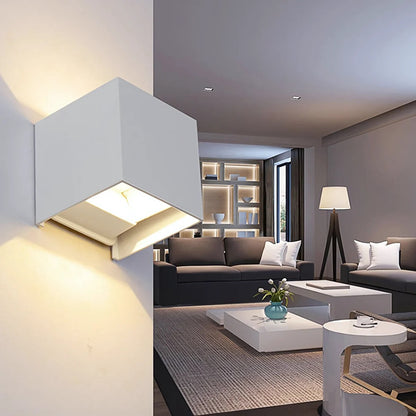 RadiantCube – Sleek Sensor Wall Lamp for Effortless Ambient Lighting