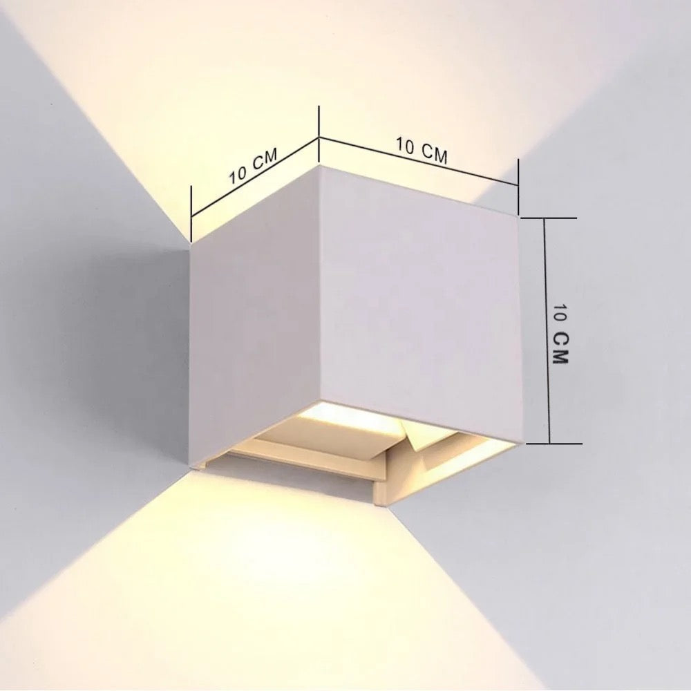 RadiantCube – Sleek Sensor Wall Lamp for Effortless Ambient Lighting