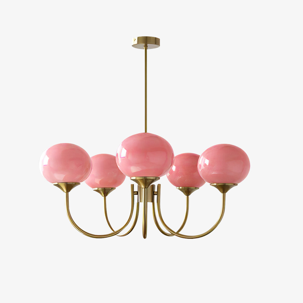 LunaLuxe – Modern Marshmallow-Inspired Chandelier