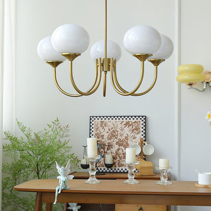 LunaLuxe – Modern Marshmallow-Inspired Chandelier