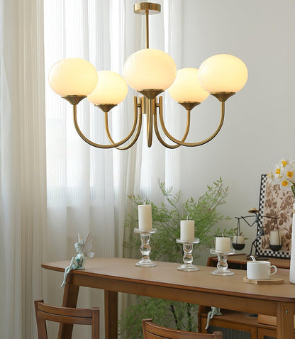 LunaLuxe – Modern Marshmallow-Inspired Chandelier